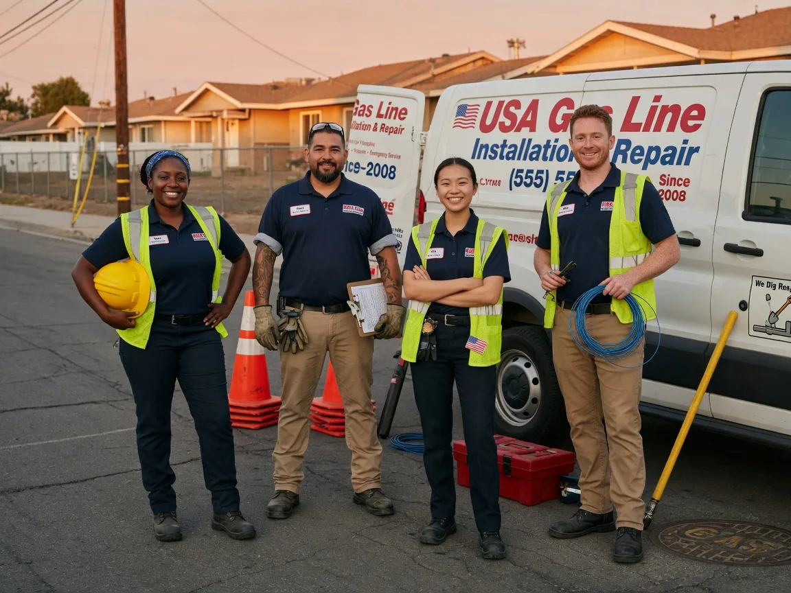 Gas Line Installation company in Lind, WA